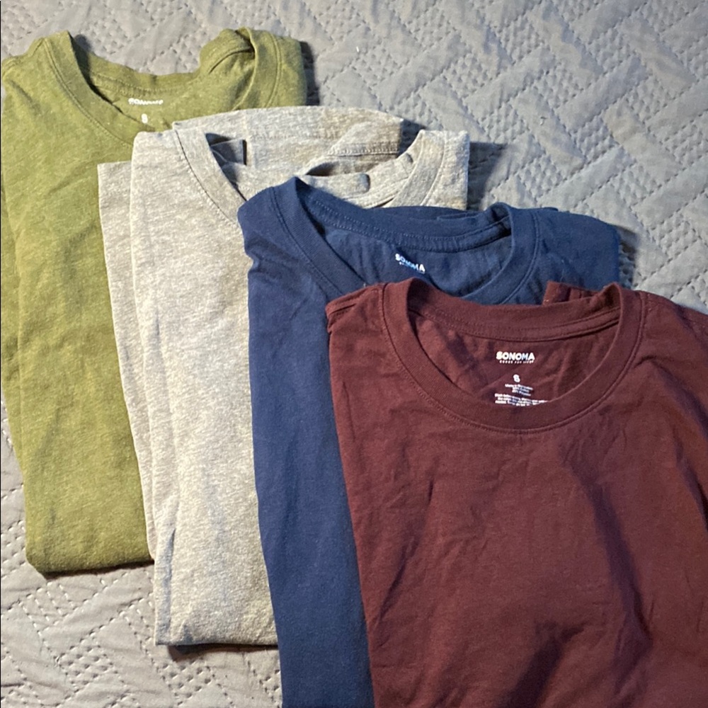 Sonoma Men's Multi-Color T-Shirt 4 Pack - almost new